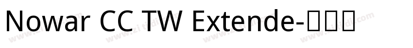 Nowar CC TW Extende字体转换